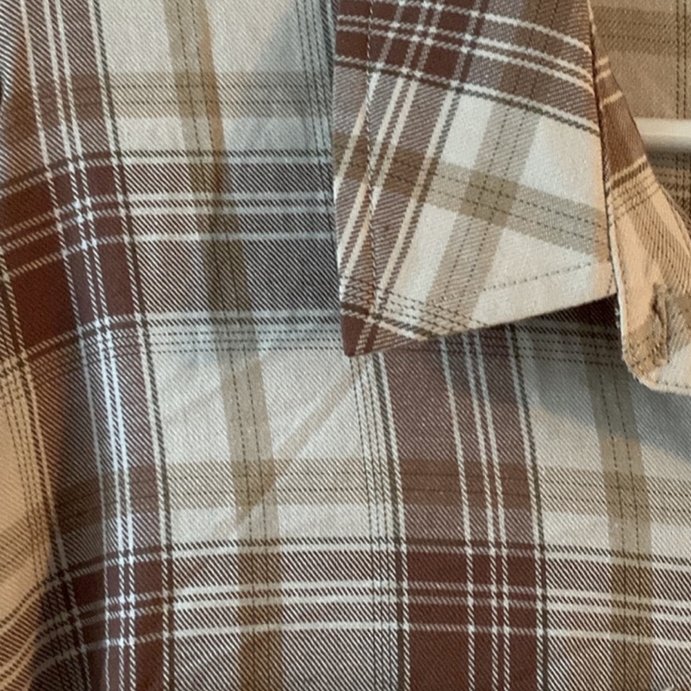 Plaid Button-Down Mini Dress - Picture 3 of 7